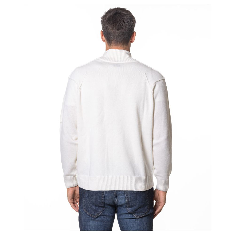 Suéter de lã branca da CP Company