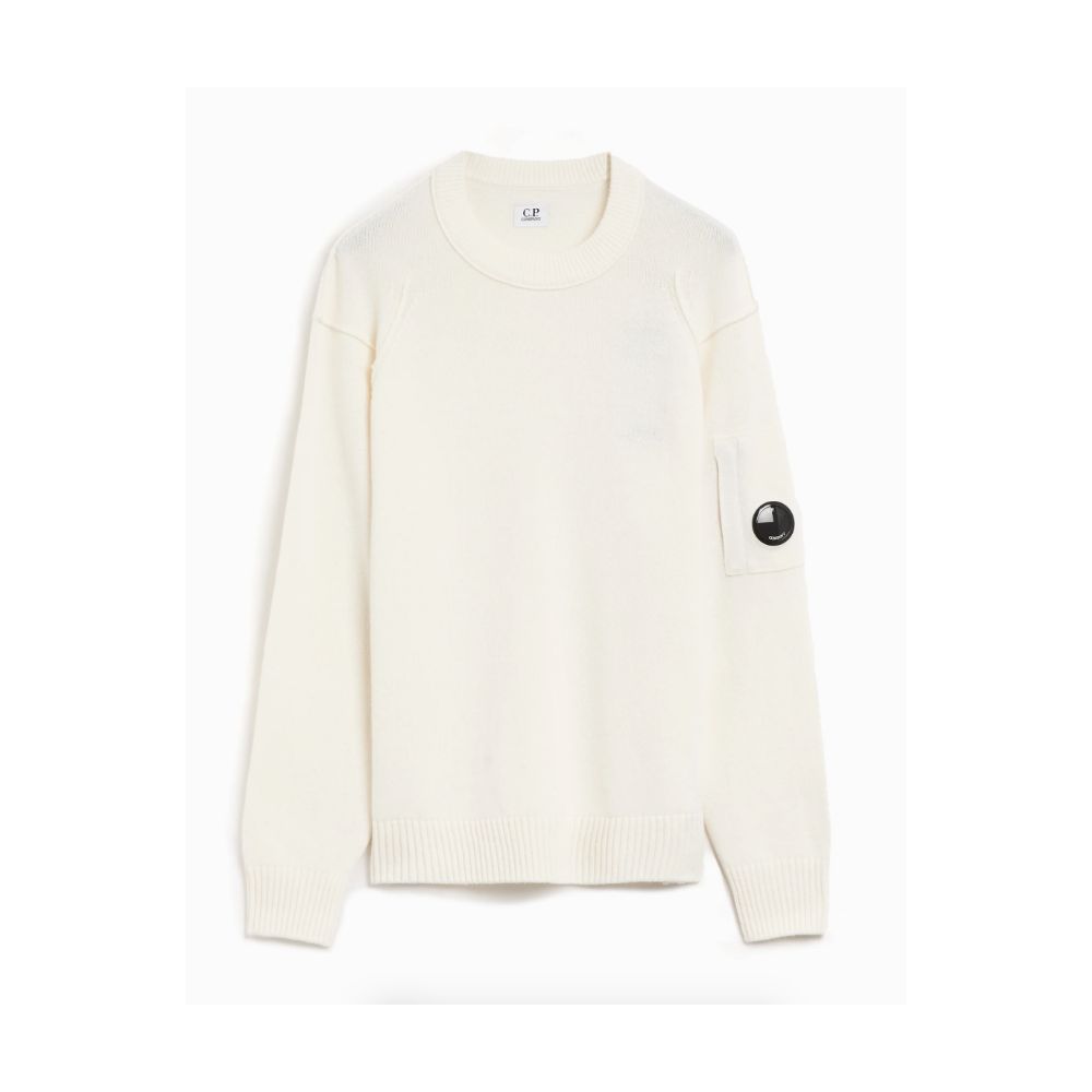 Suéter de lã branca da CP Company