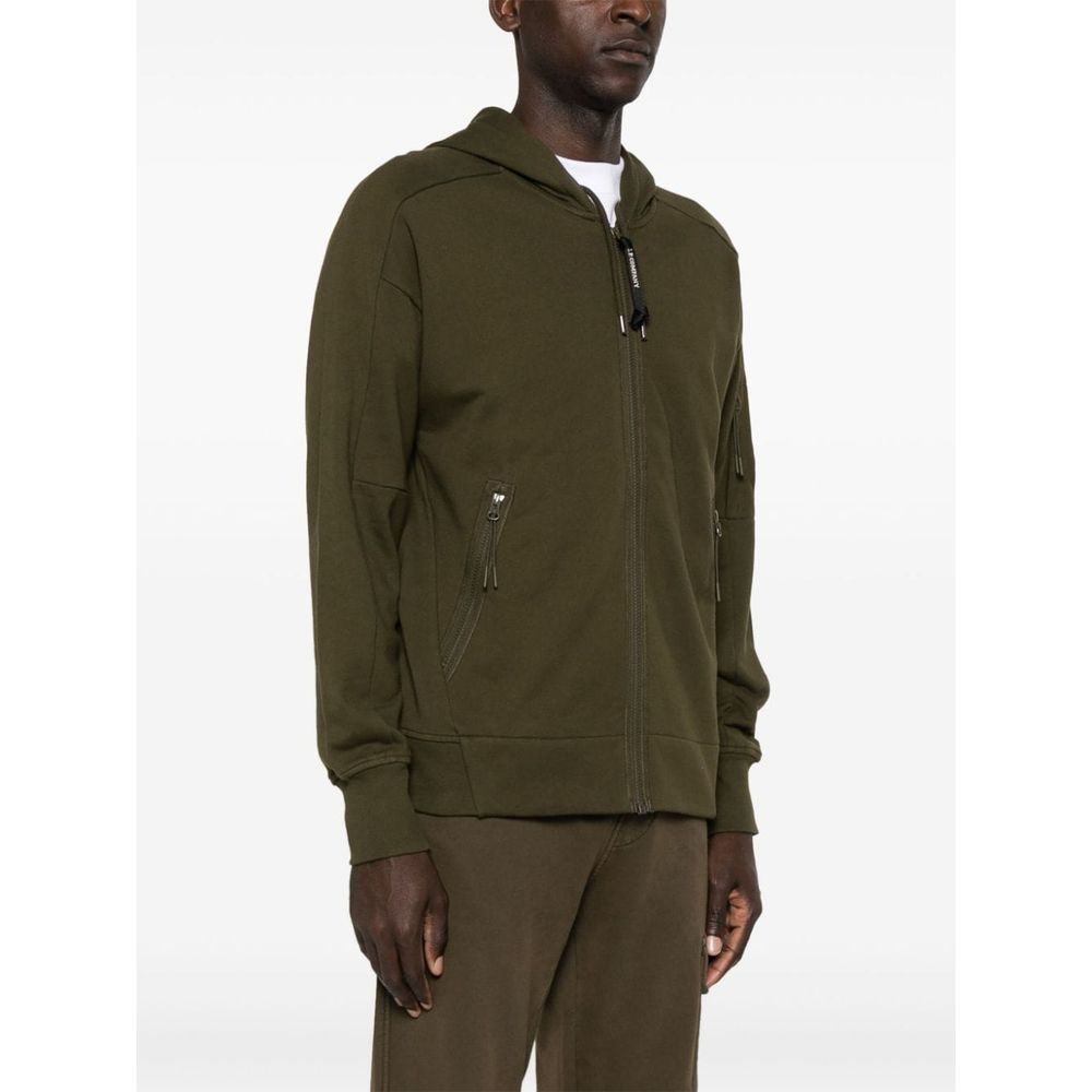 Suéter de algodão verde da CP Company