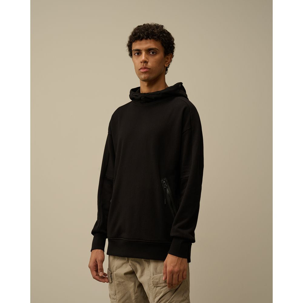 Suéter de algodão preto da CP Company