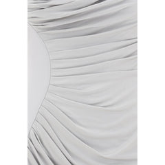 Vestido curto drapeado Versace