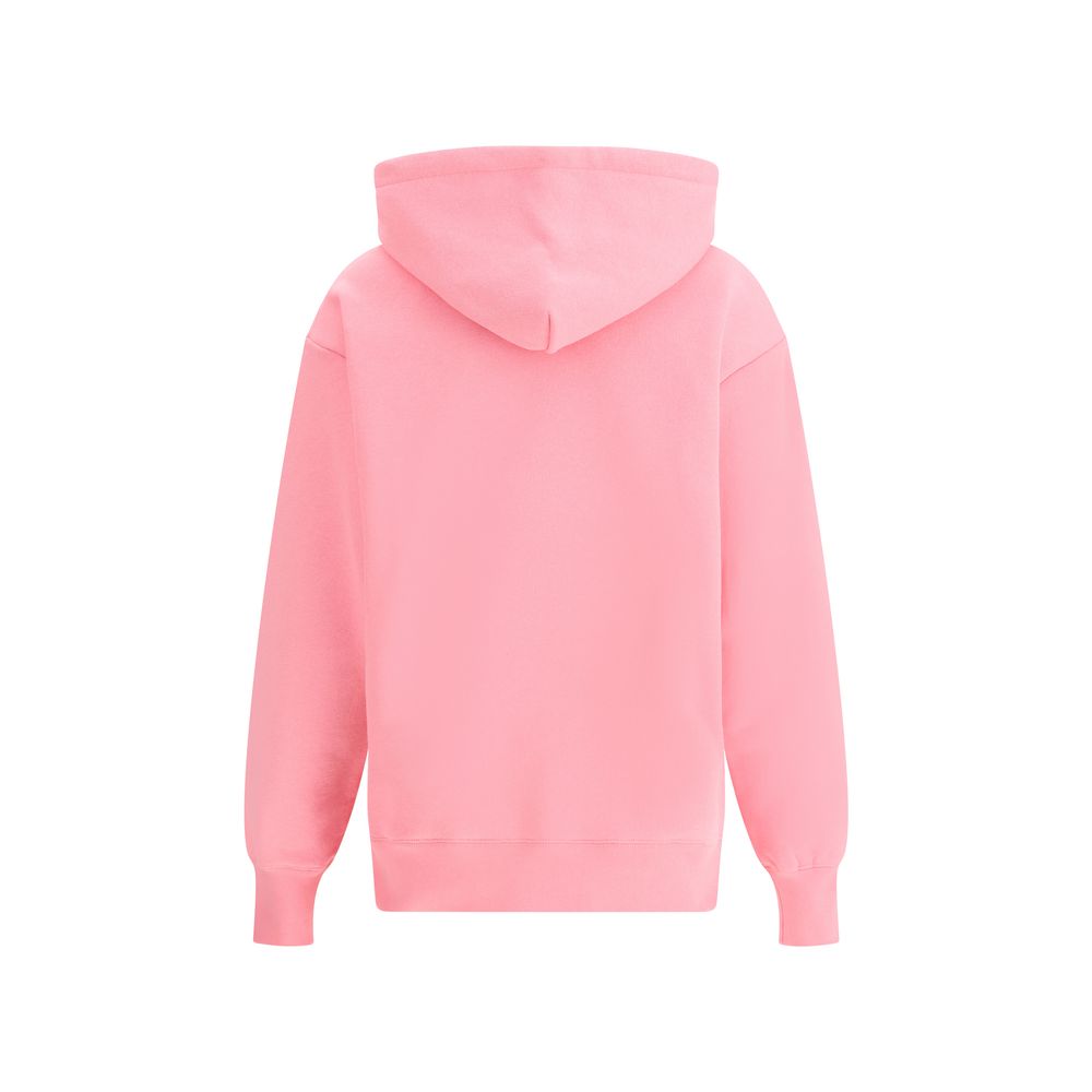 Moletom com capuz de algodão com logotipo Valentino