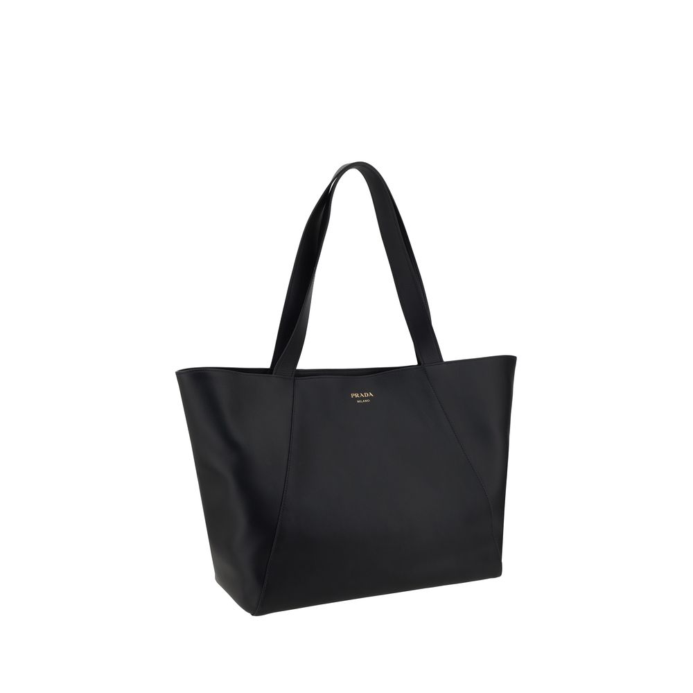 Bolsa tote de couro Prada