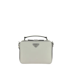 Bolsa de ombro de couro Prada