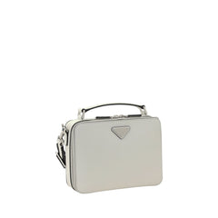 Bolsa de ombro de couro Prada