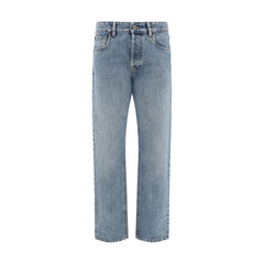 Calça Jeans Reta Miu Miu