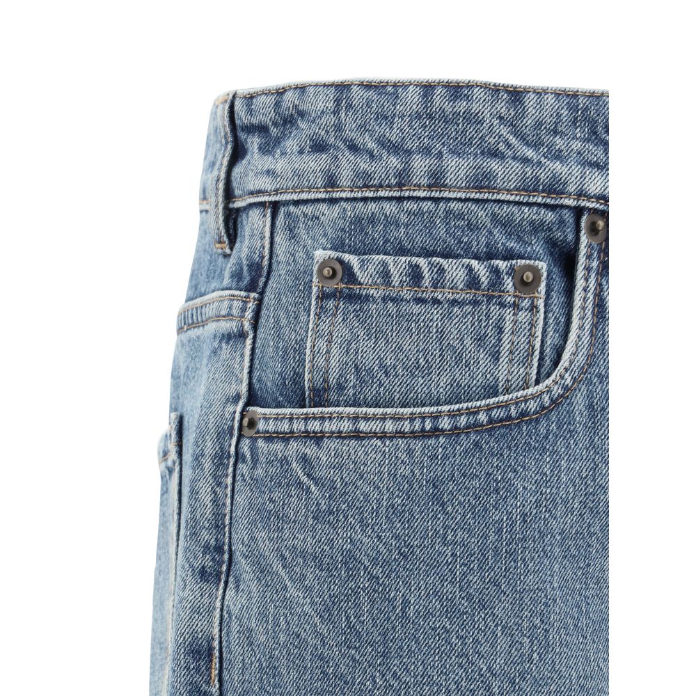 Calça Jeans Reta Miu Miu