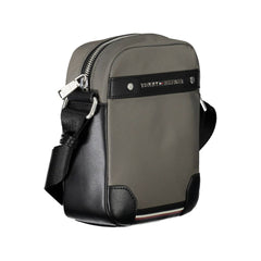 Bolsa de ombro masculina Tommy Hilfiger em poliéster verde