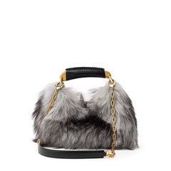 Bolsa de couro cinza Tom Ford