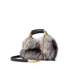 Bolsa de couro cinza Tom Ford