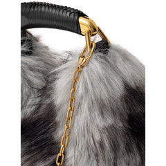 Bolsa de couro cinza Tom Ford