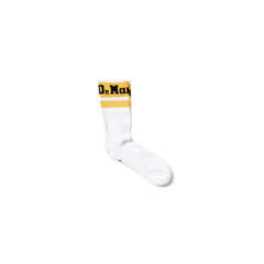 Meia de algodão branca Dr. Martens