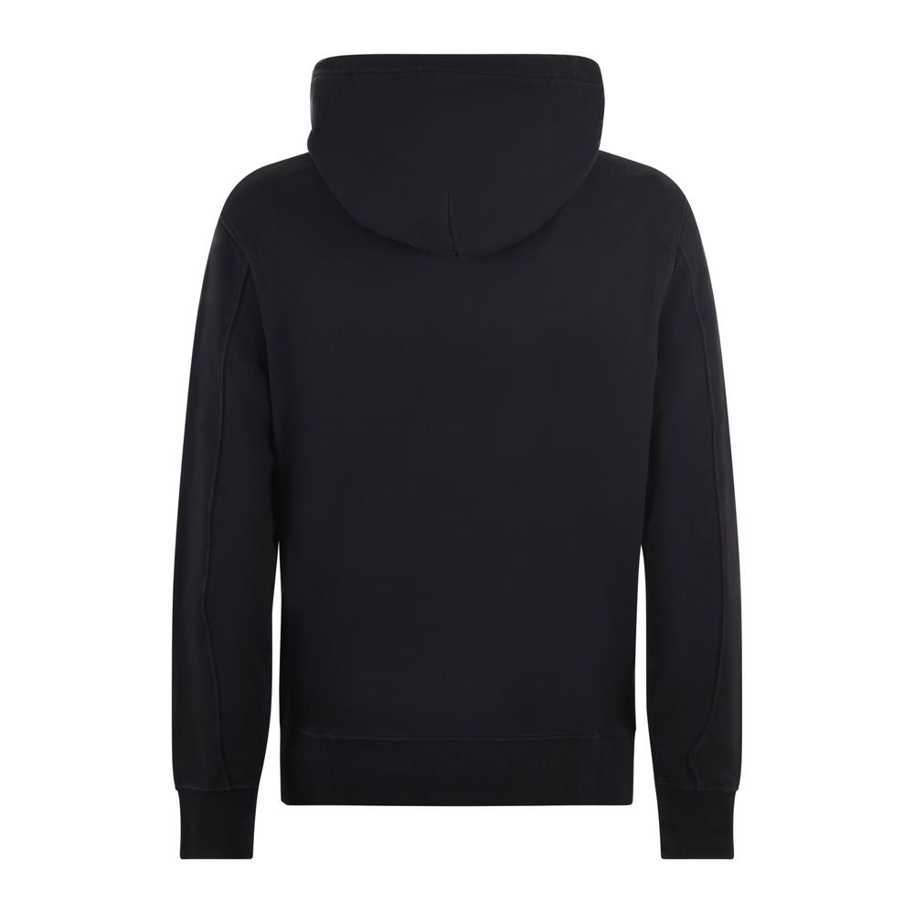 Suéter de algodão preto da CP Company