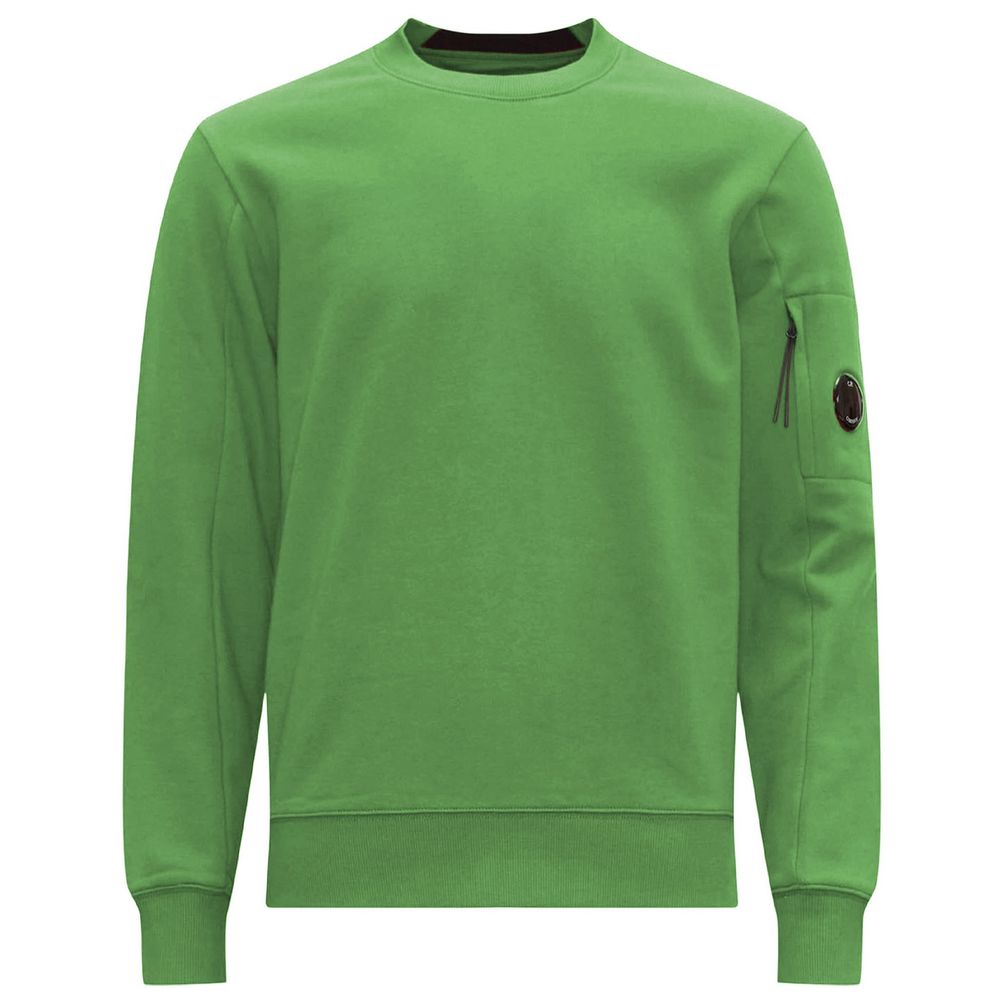 Suéter de algodão verde da CP Company