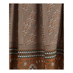 Saia midi de lurex em malha Valentino