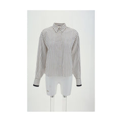 Camisa Listrada Brunello Cucinelli