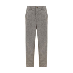Calça de linho Brunello Cucinelli
