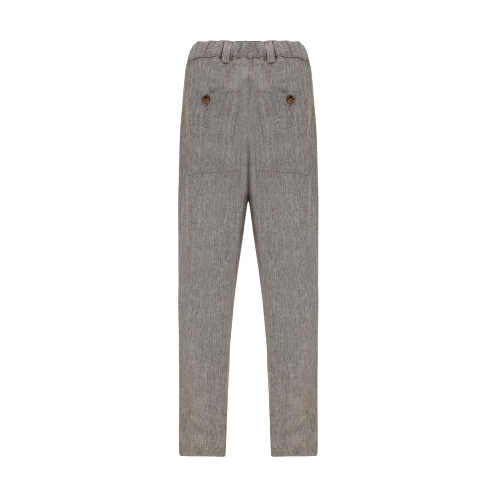 Calça de linho Brunello Cucinelli