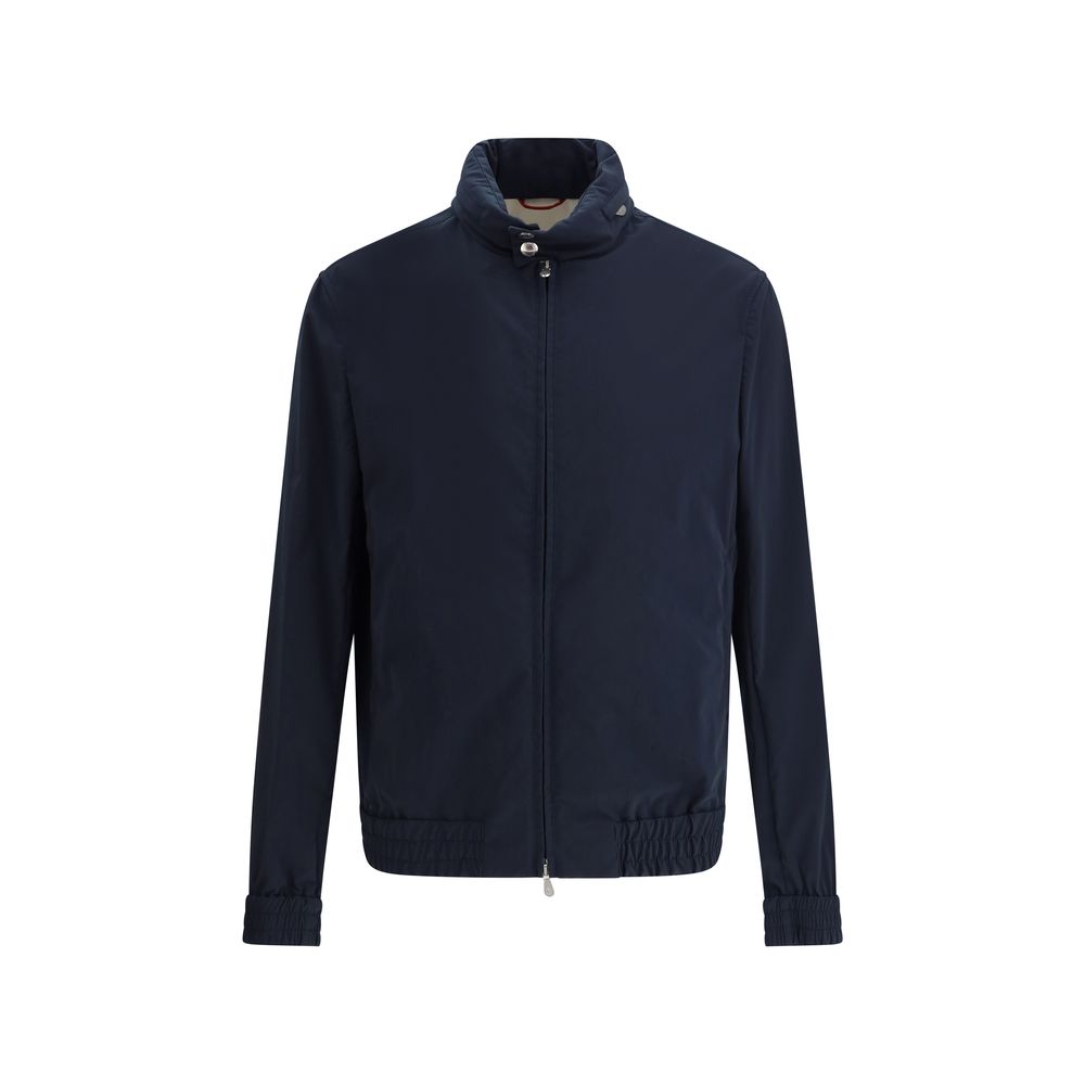 Jaqueta impermeável Brunello Cucinelli com capuz removível