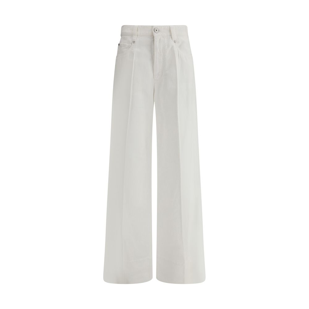 Jeans de perna larga Brunello Cucinelli