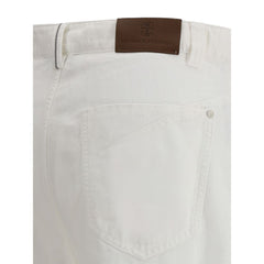 Jeans de perna larga Brunello Cucinelli
