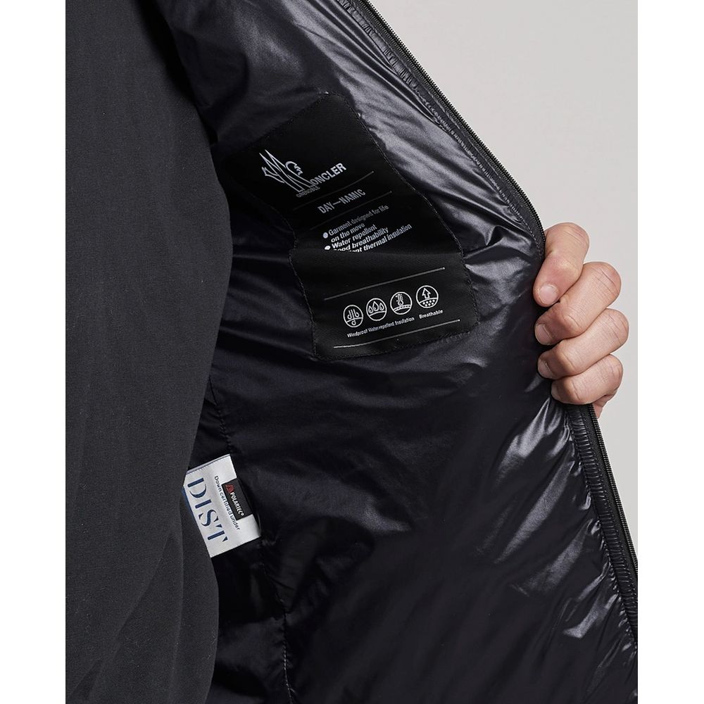Jaqueta Moncler Preta de Poliamida