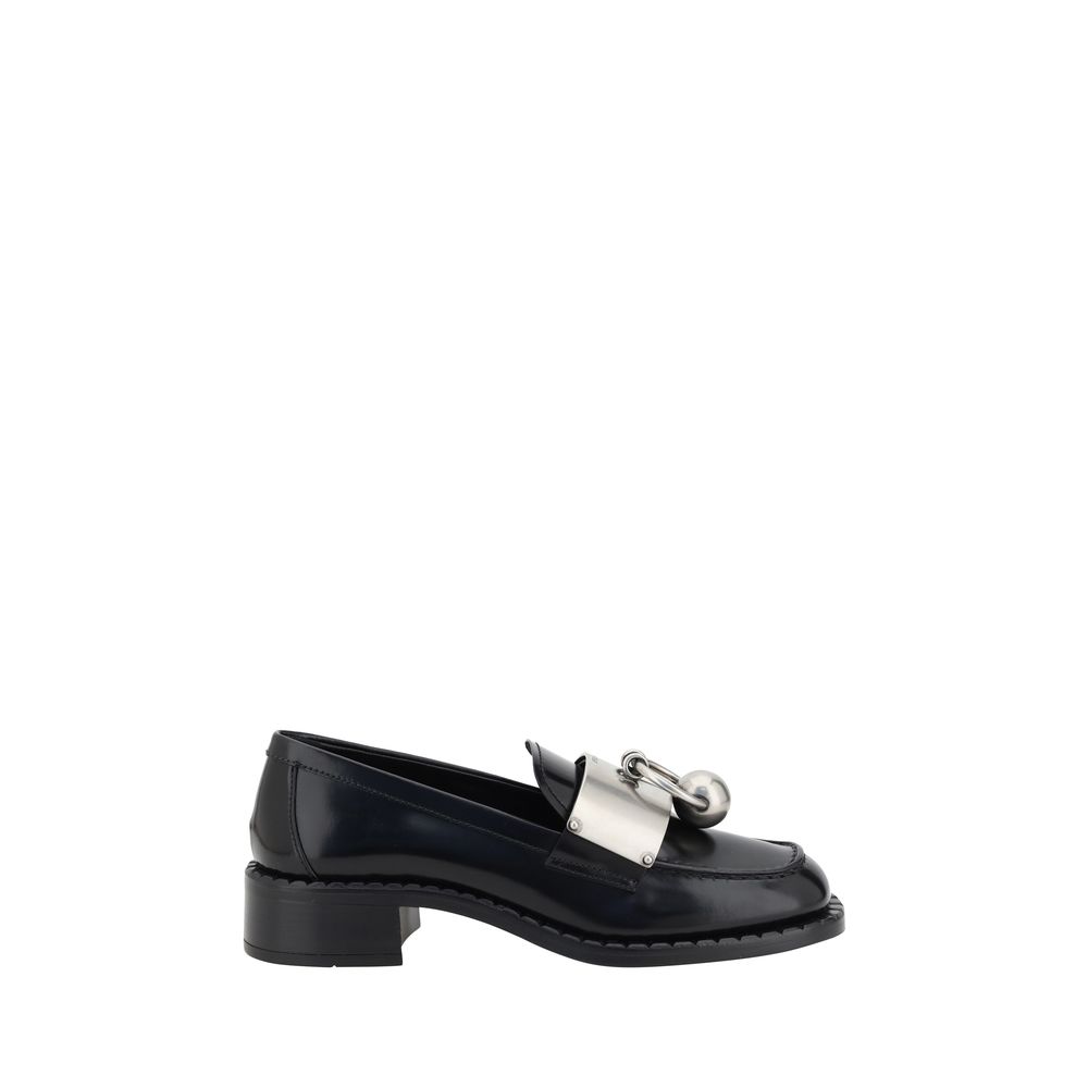 Mocassins de couro Prada