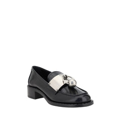Mocassins de couro Prada
