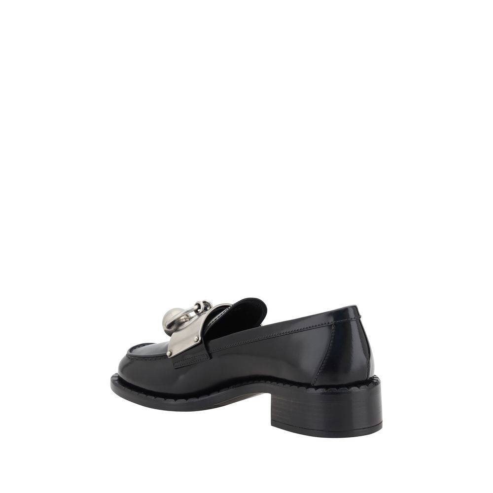 Mocassins de couro Prada