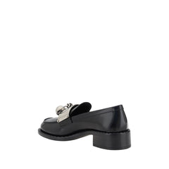 Mocassins de couro Prada