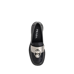 Mocassins de couro Prada