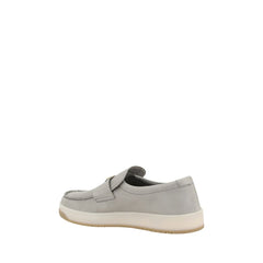 Mocassins com logotipo da Prada