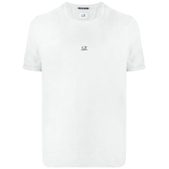 Camiseta branca de algodão da CP Company