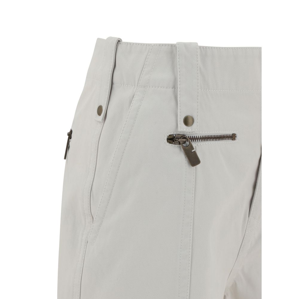 Calça capri de algodão Burberry
