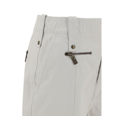 Calça capri de algodão Burberry