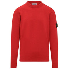 Suéter de lã vermelha Stone Island