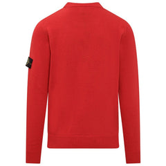 Suéter de lã vermelha Stone Island