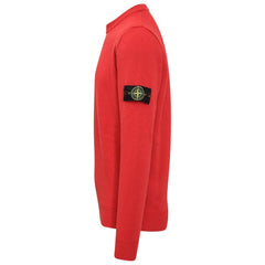 Suéter de lã vermelha Stone Island