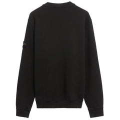 Suéter de algodão preto Stone Island
