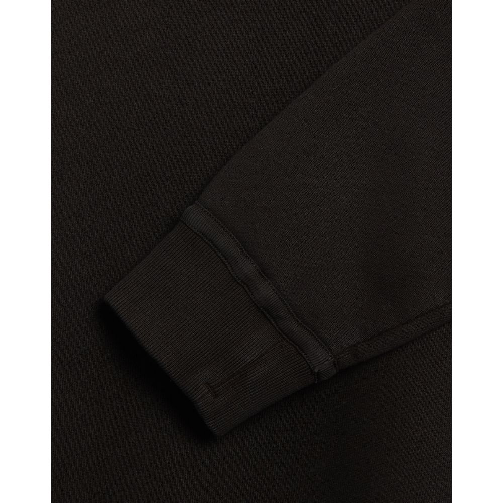 Suéter de algodão preto Stone Island