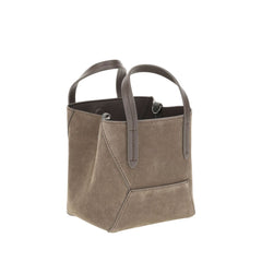 Bolsa de ombro em camurça Brunello Cucinelli