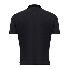 Camisa polo Fendi de algodão preta