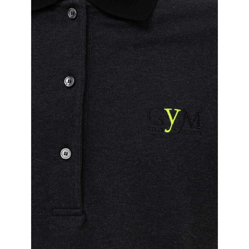 Camisa polo Fendi de algodão preta