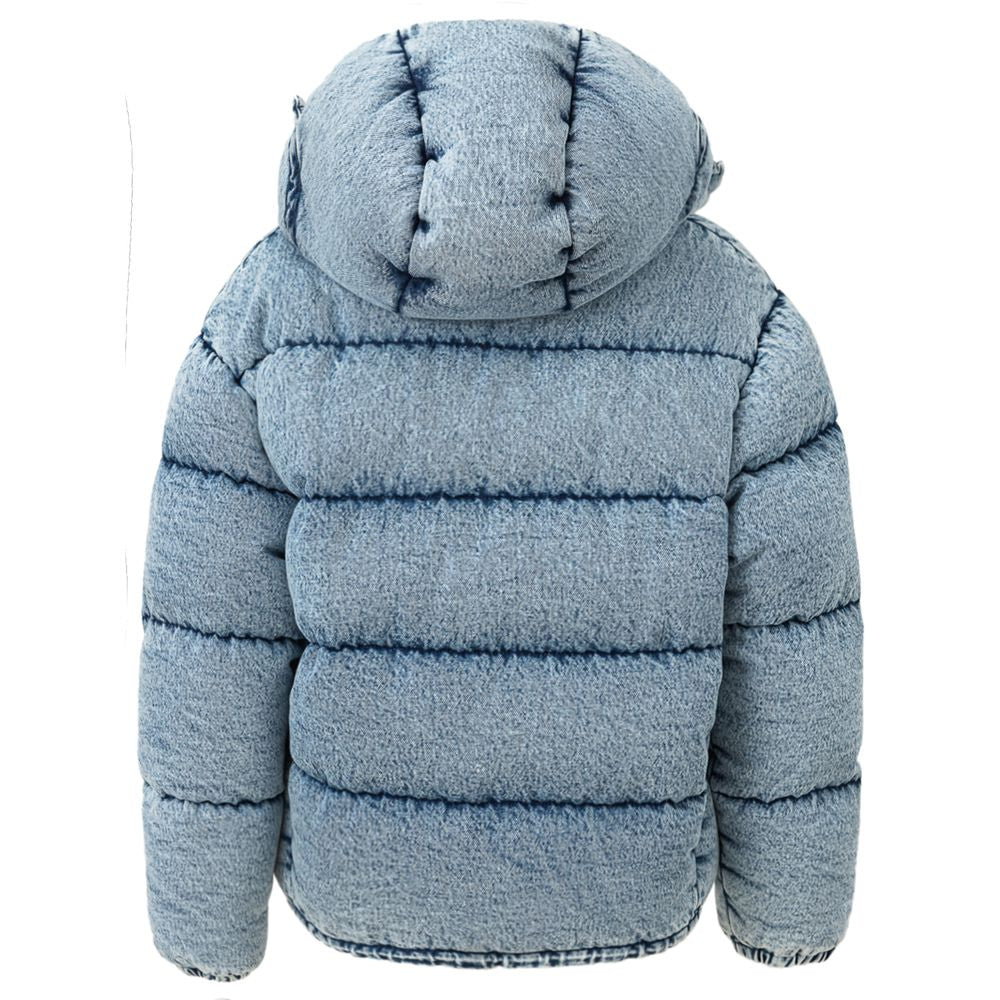 Jaquetas e casacos de poliéster azul Miu Miu