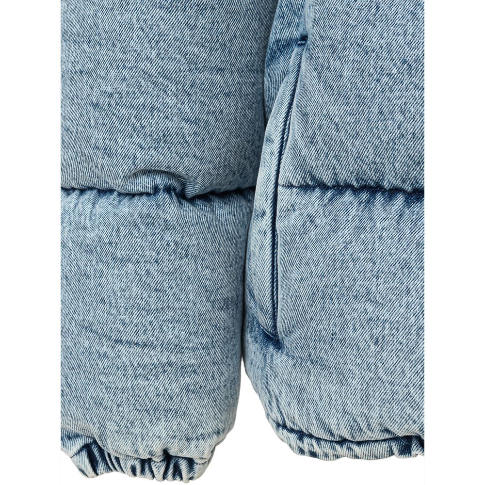 Jaquetas e casacos de poliéster azul Miu Miu