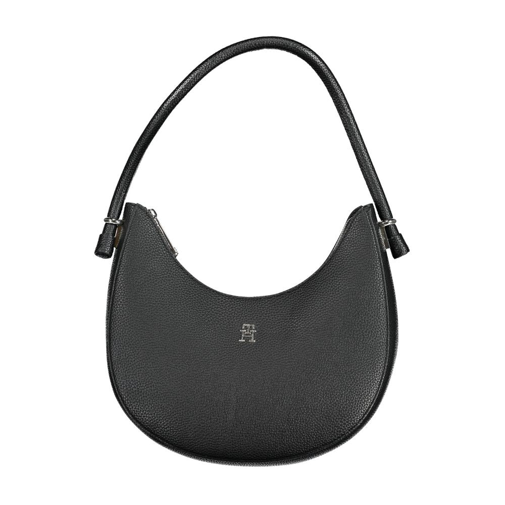 Bolsa Tommy Hilfiger Preta de Polietileno