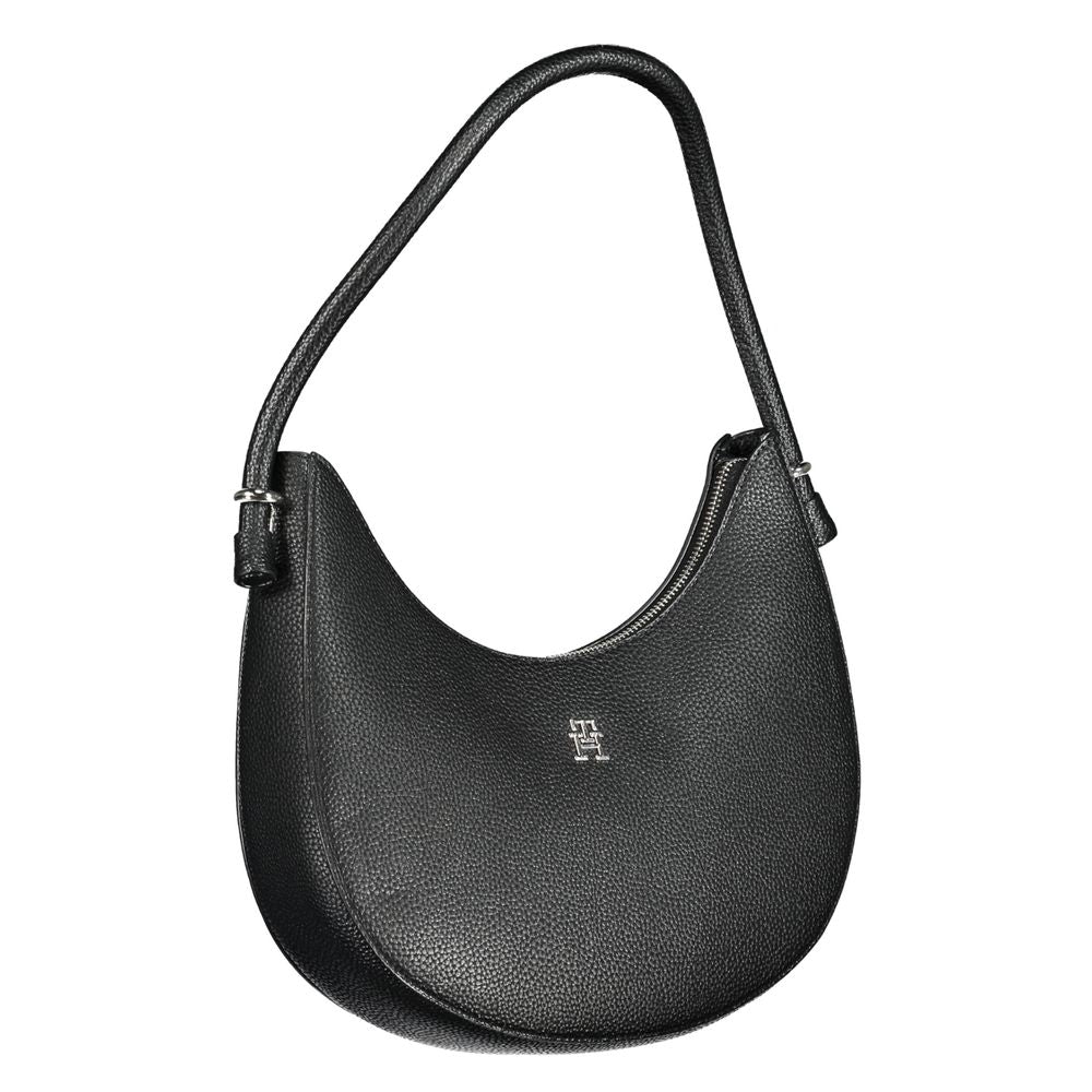 Bolsa Tommy Hilfiger Preta de Polietileno