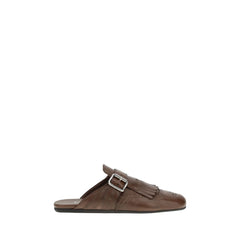 Mulas de couro Prada