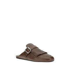 Mulas de couro Prada