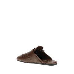 Mulas de couro Prada
